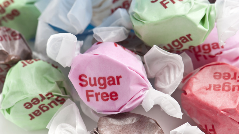 Candies with "Sugar Free" on labels