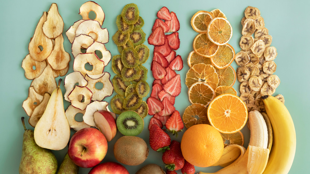 assortment fresh and dry fruit