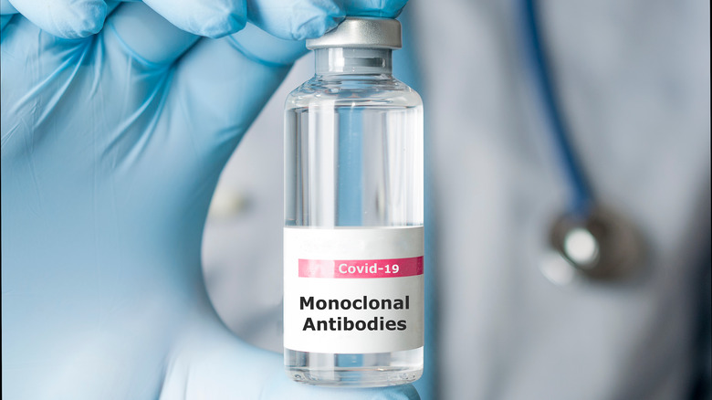 vial of monoclonal antibodies