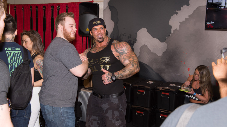 Pro bodybuilder Rich Piana at an event