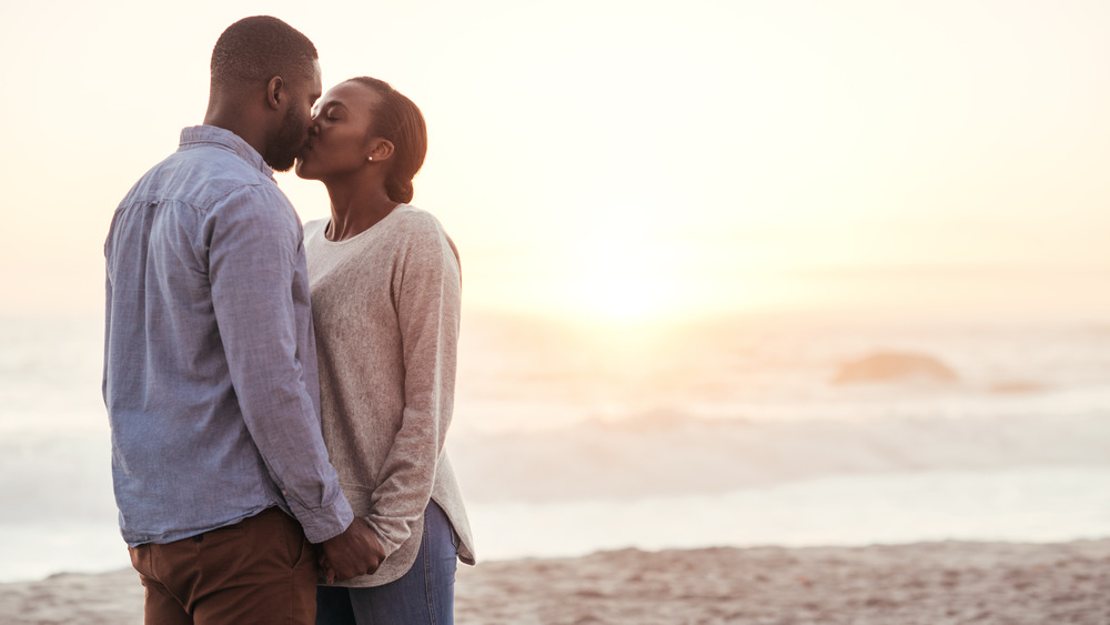 Couple kissing