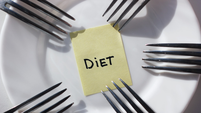 Diet post it with forks