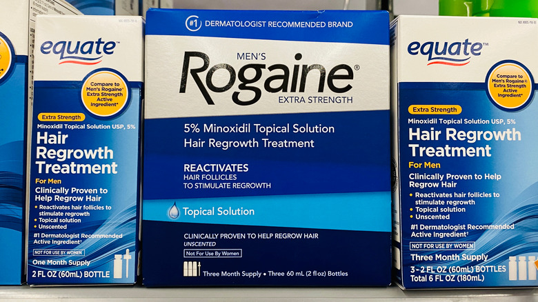 Rogaine on a shelf