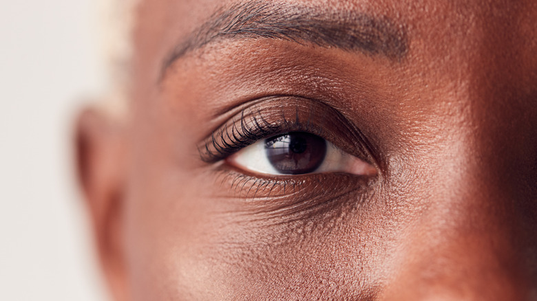 Close-up shot of woman's eye