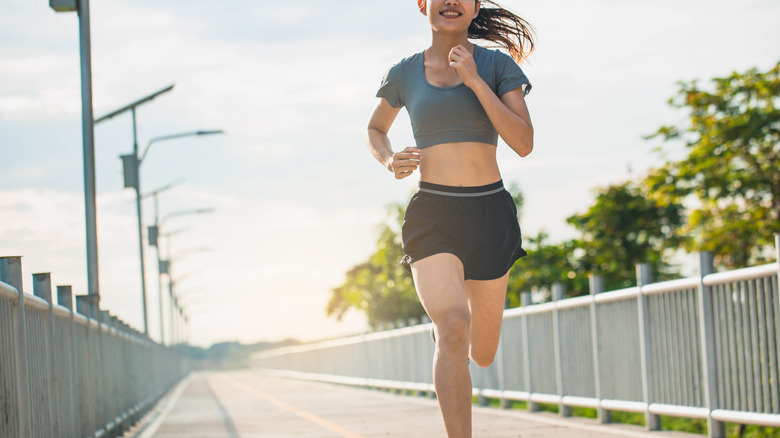 Woman running