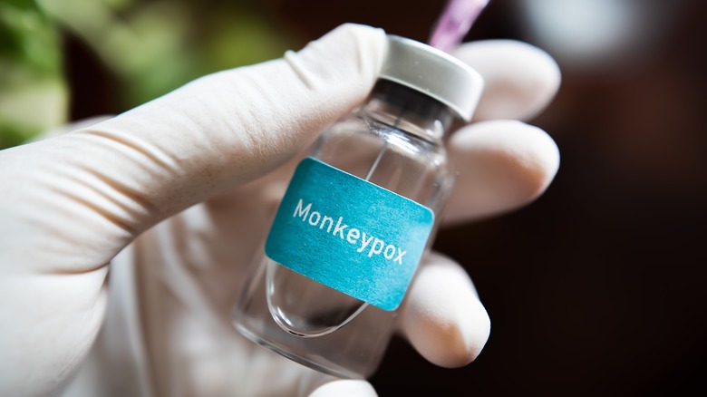 Monkeypox virus concept