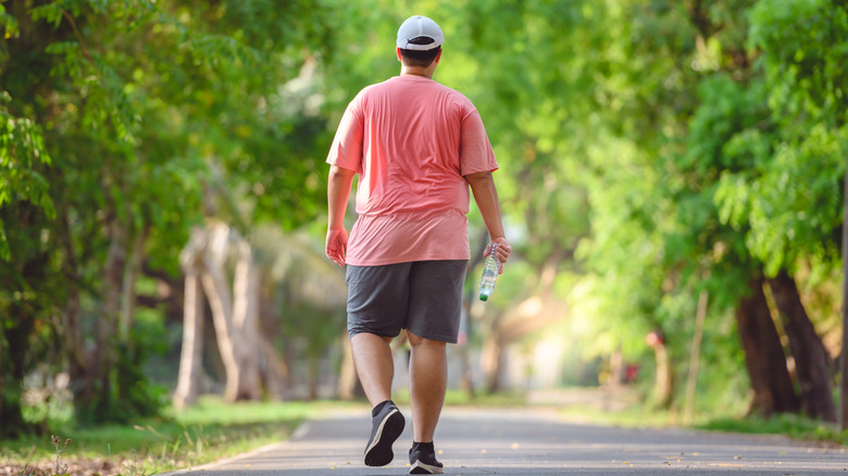 man walking