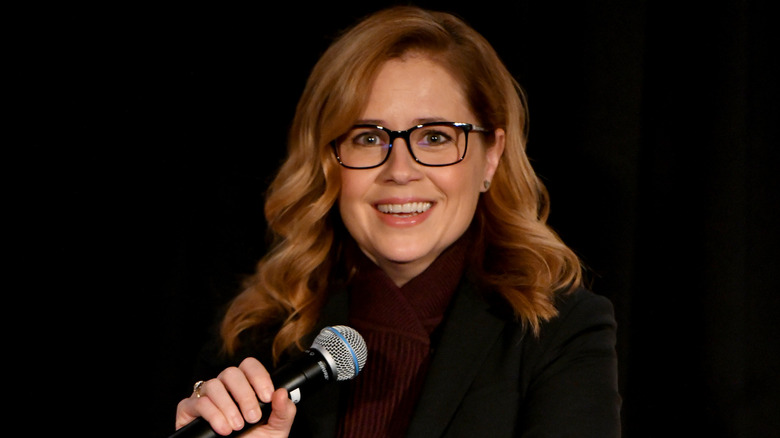 Jenna Fischer in New York City