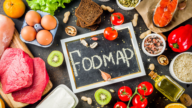 Low Fodmap diet concept
