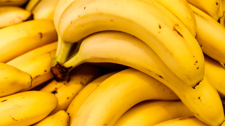 bananas close up shot