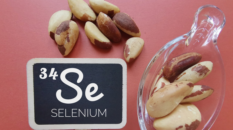 brazil nuts and selenium sign