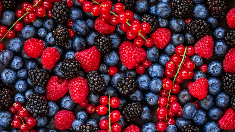 Fresh mixed berries