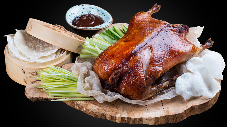 Peking duck set-up