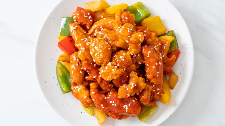 sweet and sour chicken