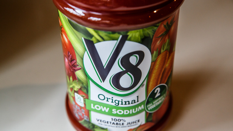 V8 low sodium product