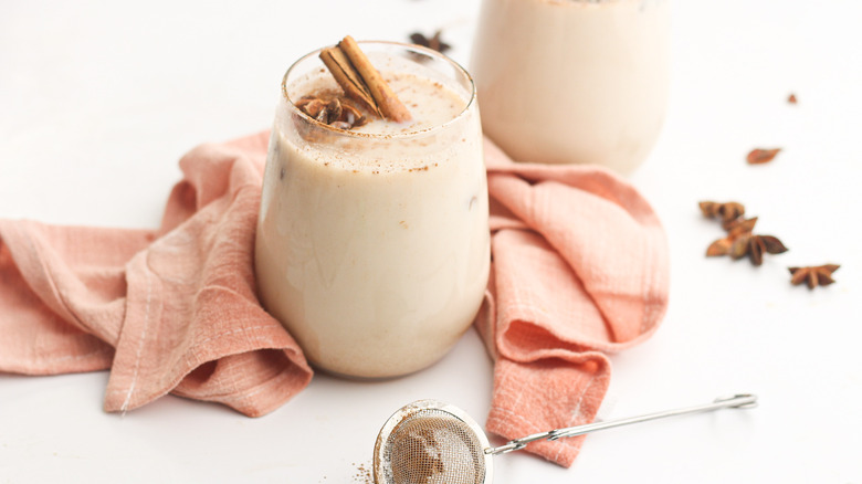 vegan eggnog servings