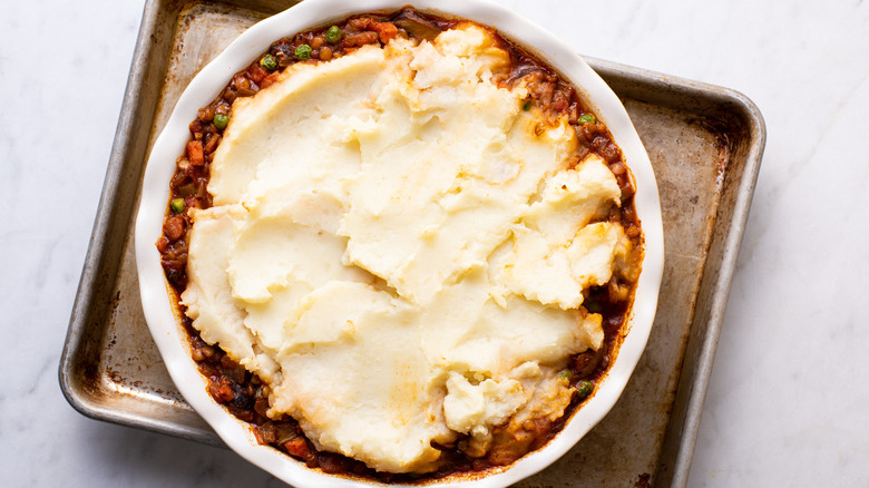 vegan lentil shepherd's pie