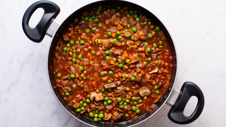 lentil shepherd's pie filling