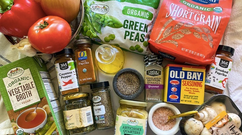 vegan paella ingredients