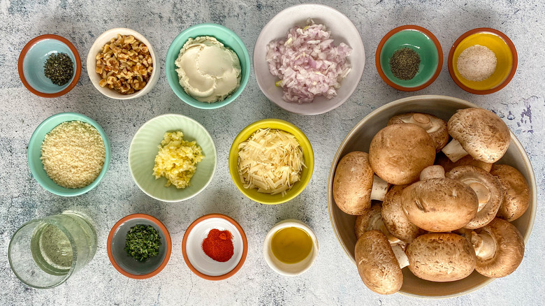 stuffed mushroom ingredients