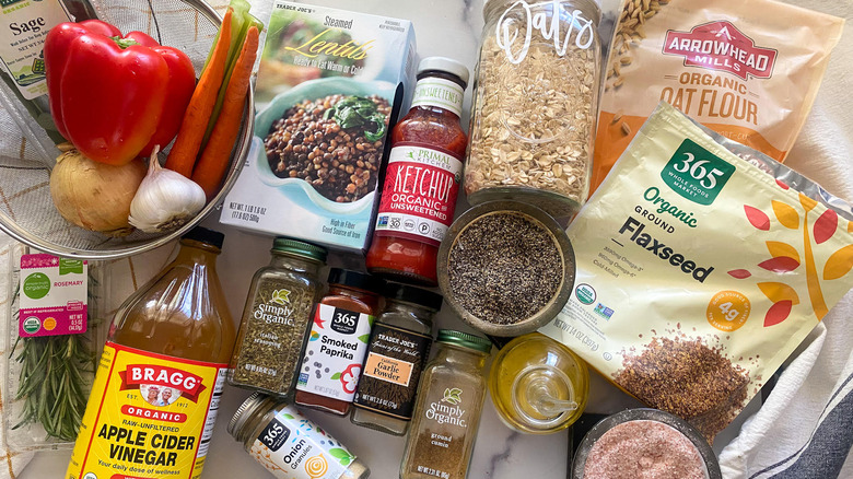 ingredients on counter 