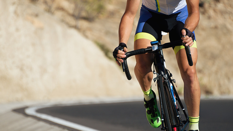 Man biking