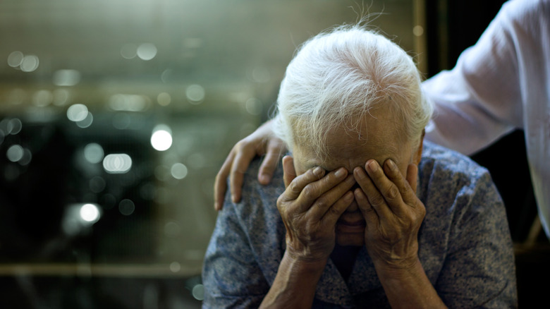 man with dementia experiencing depression