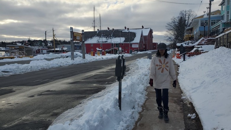 Hot girl walk in Lunenburg