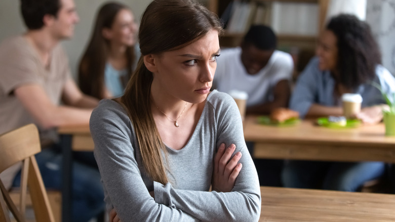 angry woman feeling resentment