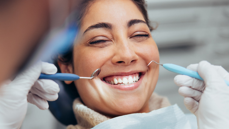 dentist treating patient