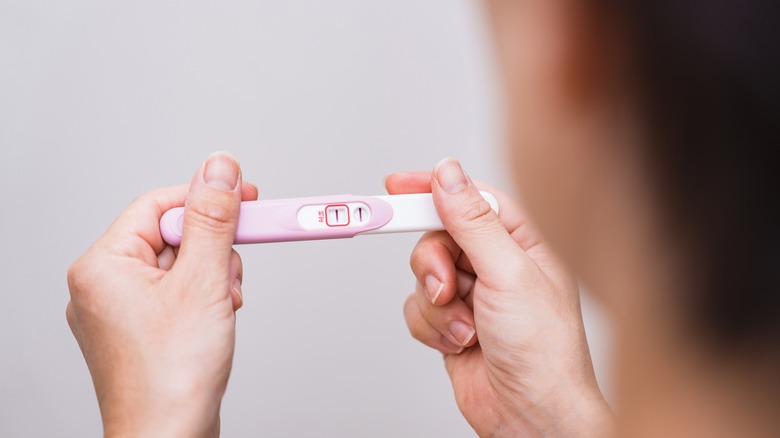 Positive pregnancy test