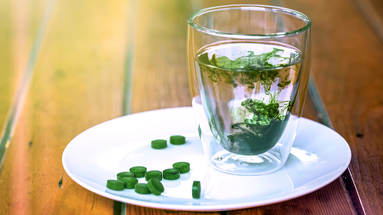 chlorophyll water and supplements