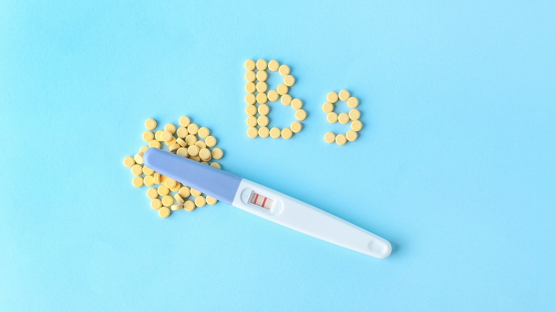 positive pregnancy test folic acid