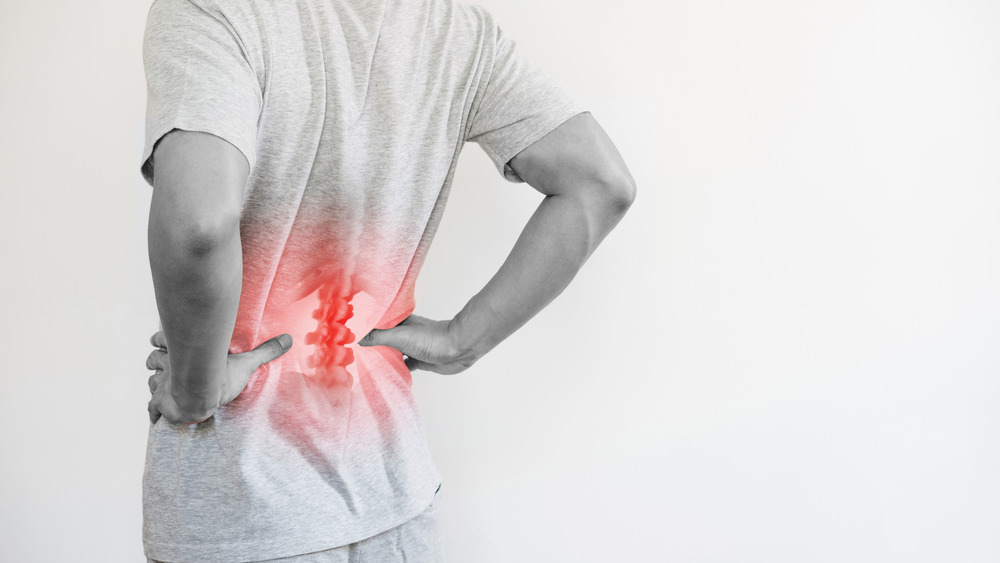 man with back pain