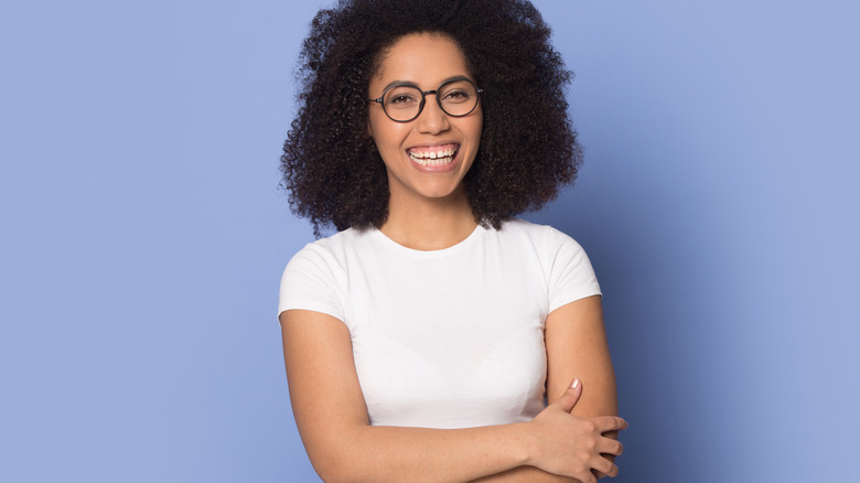 smiling confident woman