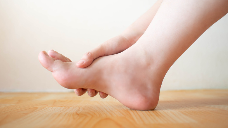 Foot pain concept