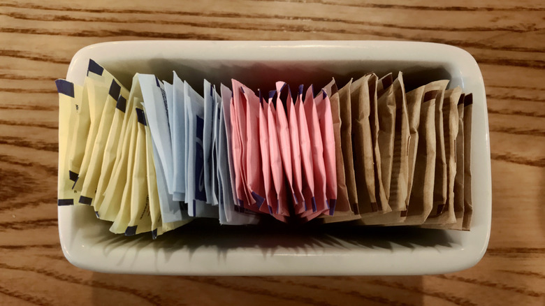selection of artificial sweeteners