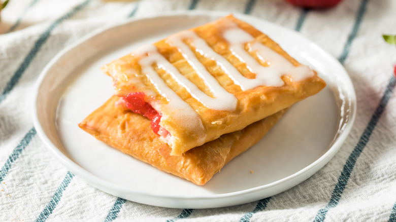 toaster pastries on plate