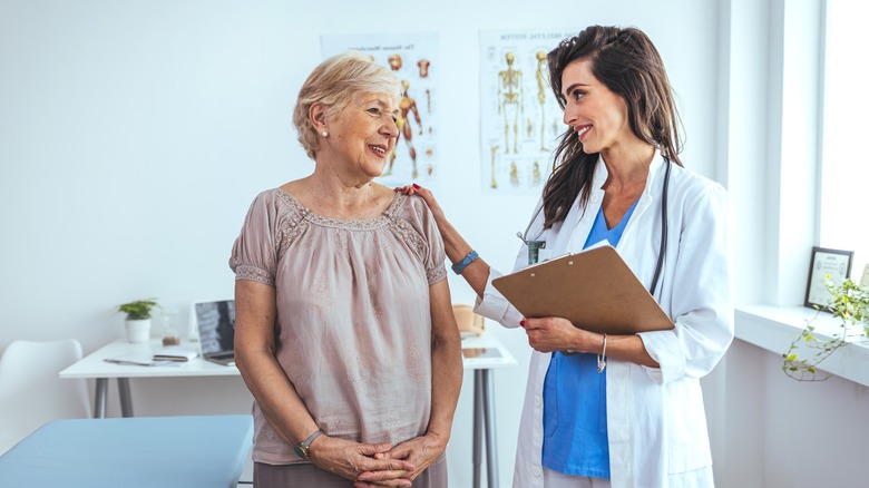 doctor consulting with patient