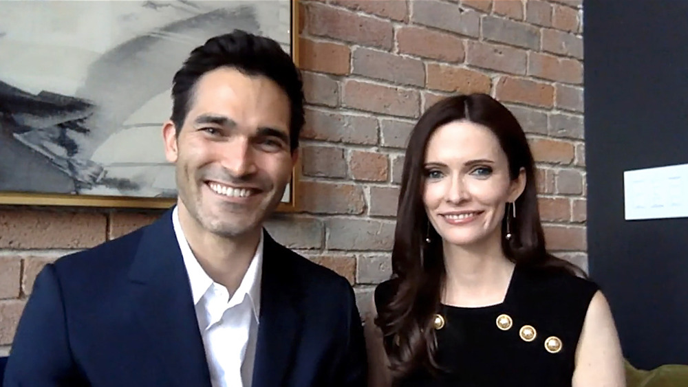 Tyler Hoechlin and Elizabeth Tulloch at the Critics Choice Awards