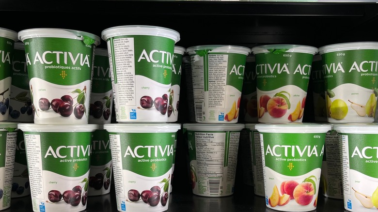 activia containers in store