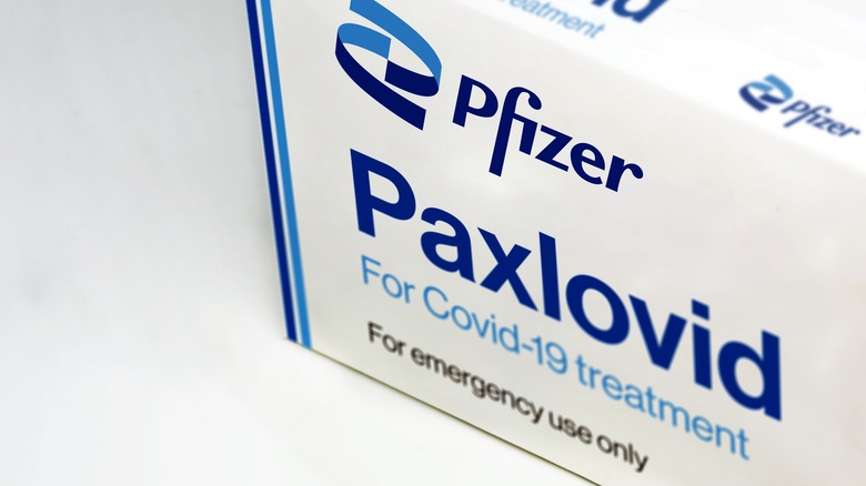 Pfizer Covid-19 Paxlovid treatment box 