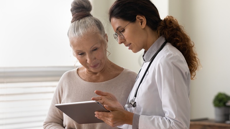 doctor with patient