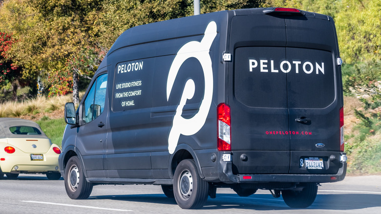Peloton delivery truck