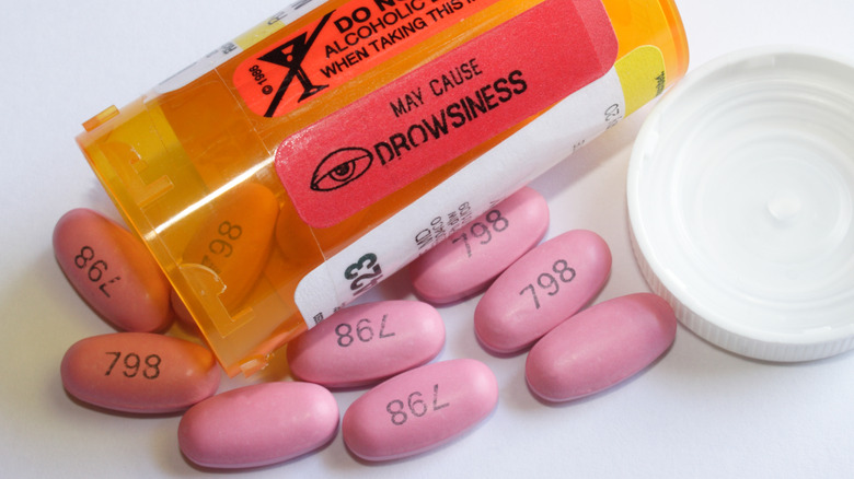 Valproic acid (Depakote) pills