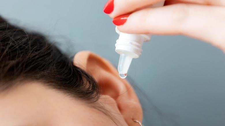 treating ear infection with drops