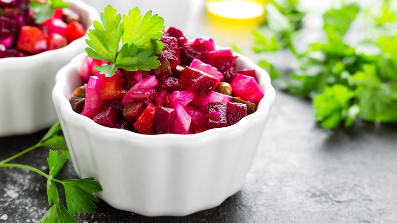 beetroot salad bowl