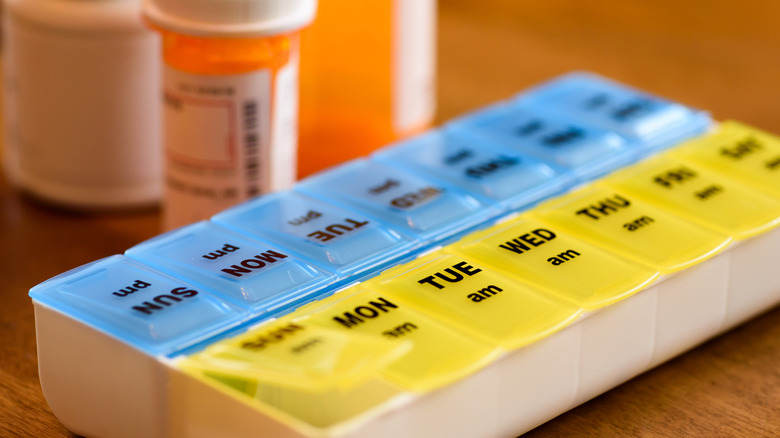 Medicine box and bottles