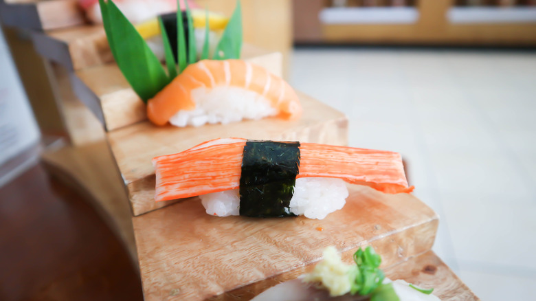 crab stick sushi roll