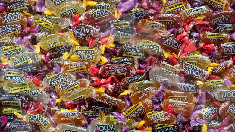 array of Jolly Rancher hard candies